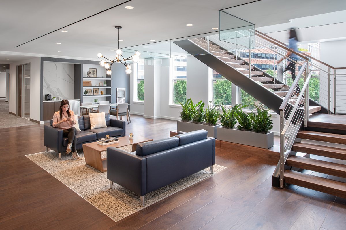 MidCap Financial workplace design in Bethesda, MD