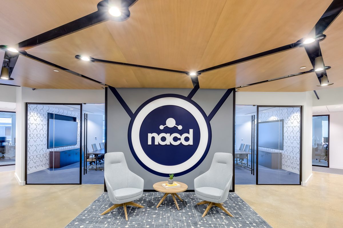 National Association of Chemical Distributors (NACD) reception area designed by sshape